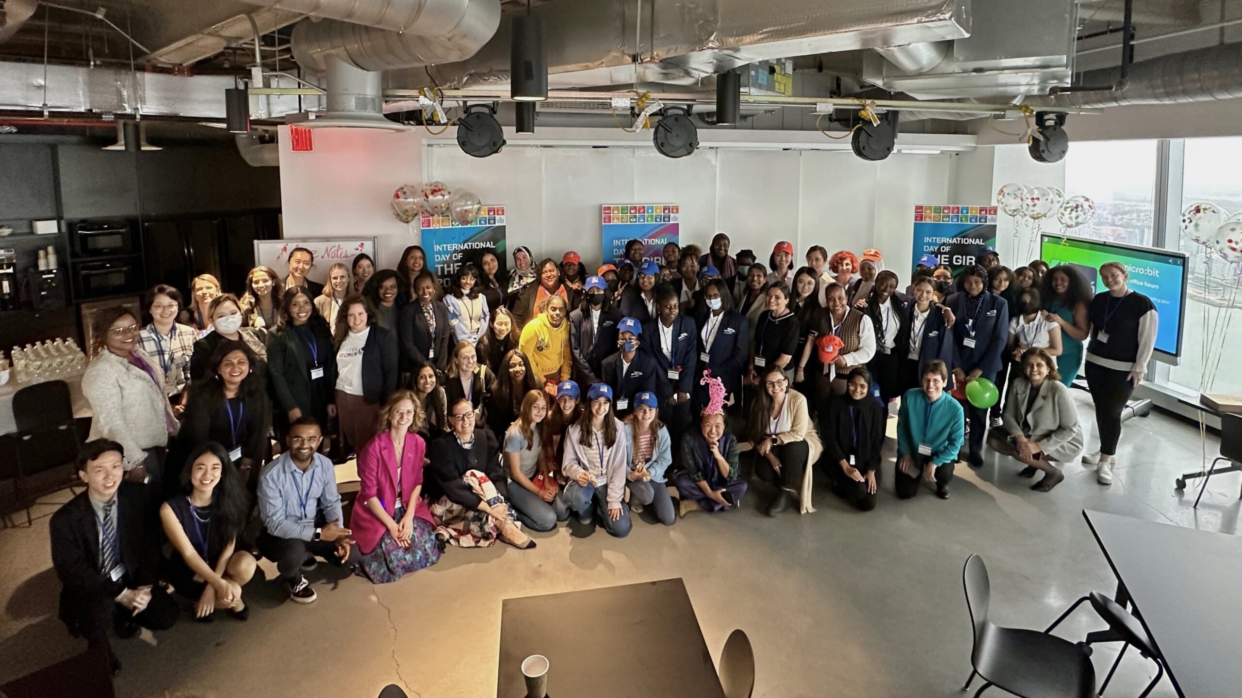 Group photo of all participants of International Day of the Girl 2022.