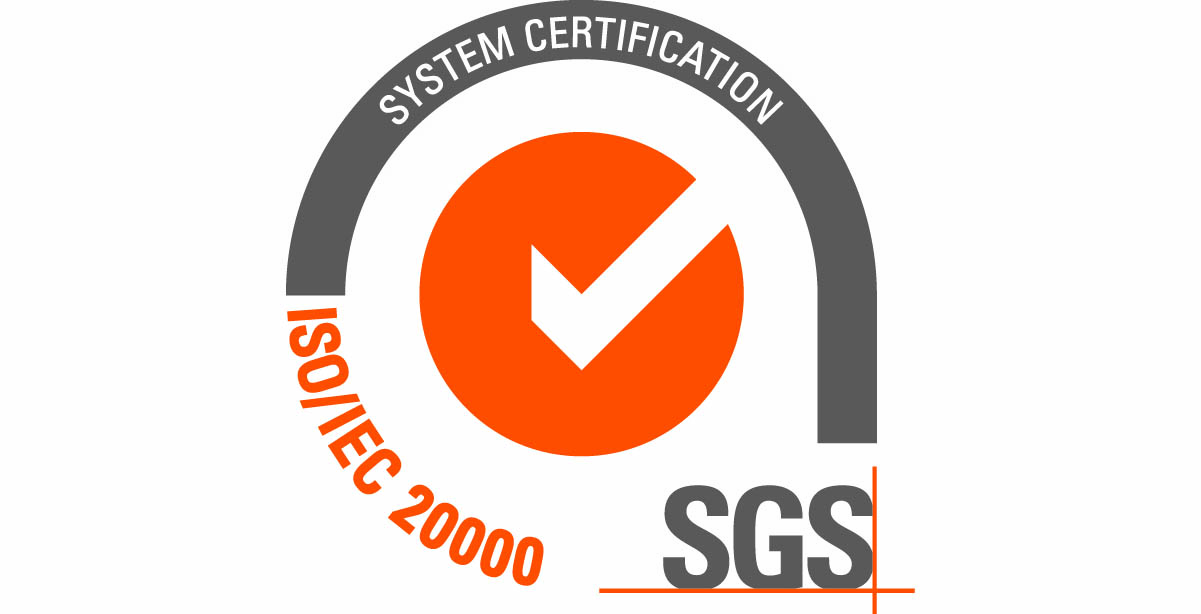 Certification: ISO/IEC 20000