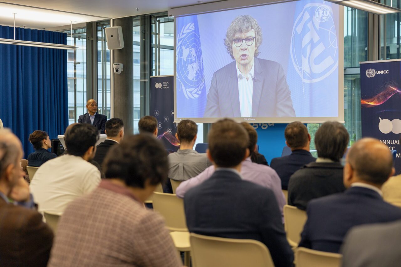 Tomas Lamanauskas, Deputy Secretary-General of ITU gave video welcoming remarks to the Forum guests.