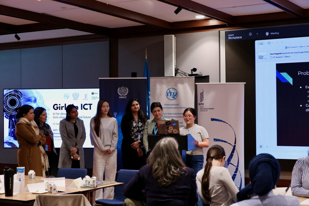 Group 4 present about their AI solution on access & inclusion