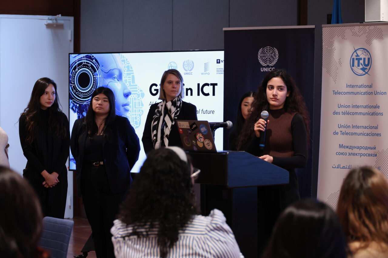 Group presentation on their AI solution