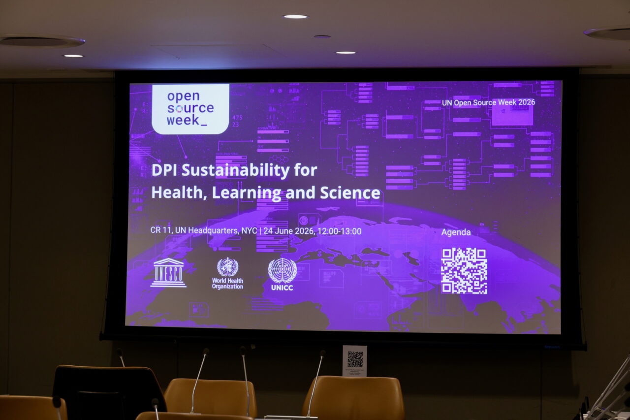 The side event DPI Sustainability for Health, Learning and Science.