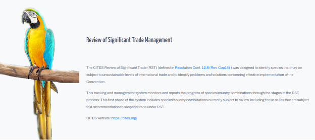 Screenshot of RST Tracking and Management Systems page to track the status of recommendations and receive alerts on outstanding actions.
