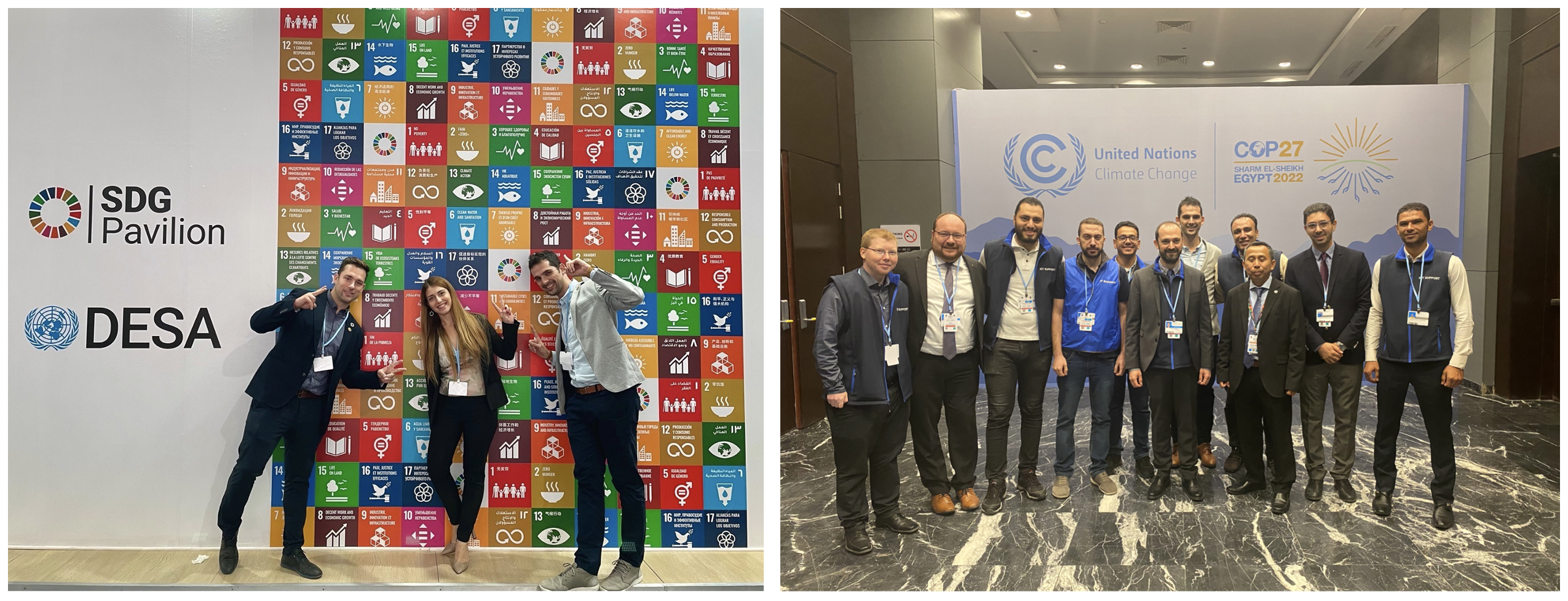 UNICC team on the ground in Sharm El Sheikh helps UNFCCC with conference optimization.