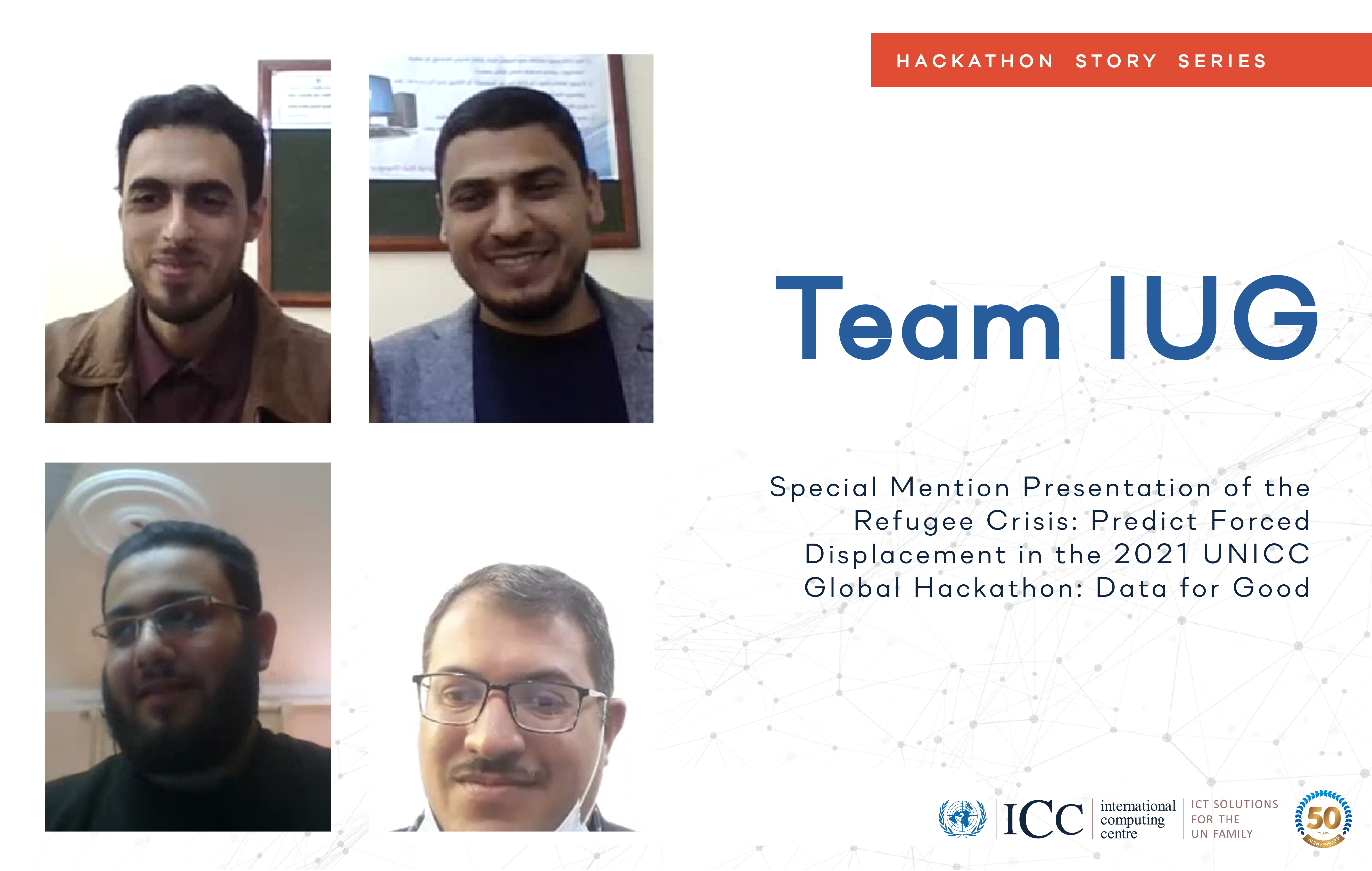 Palestinian University Students Receive Special Mention in UNICC Data Hackathon